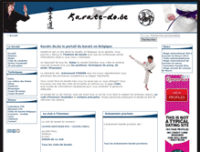 Tablet Screenshot of karate-do.be