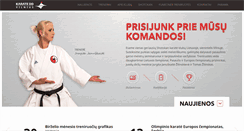 Desktop Screenshot of karate-do.lt